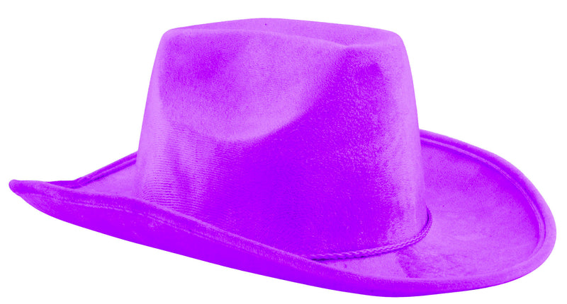 Funny Fashion Paarse cowboyhoed