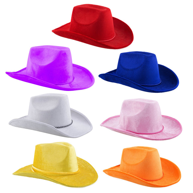 Funny Fashion Paarse cowboyhoed