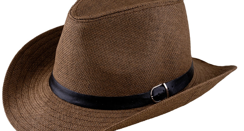 Funny Fashion Panama hoed bruin