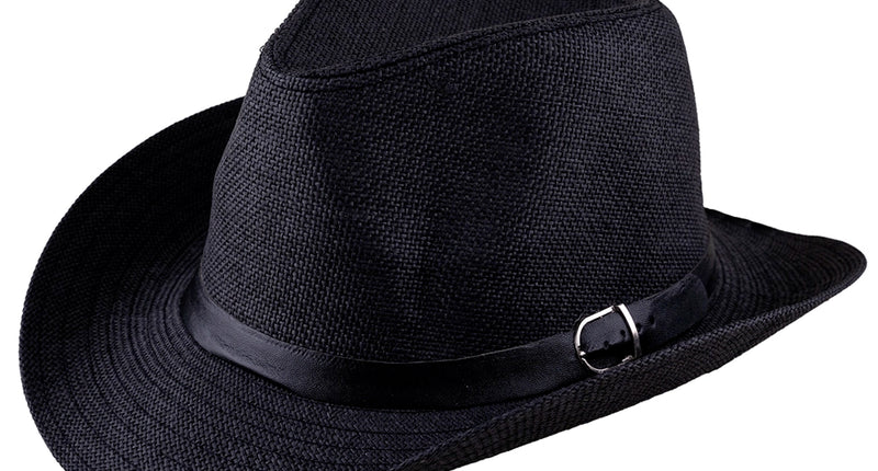 Funny Fashion Panama hoed zwart