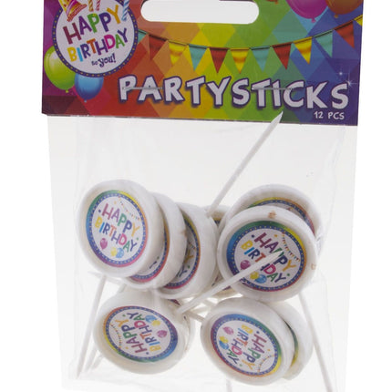 Funny Fashion Party prikkers Happy Birthday