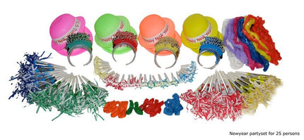 Funny Fashion Party set Happy New Year 134dlg