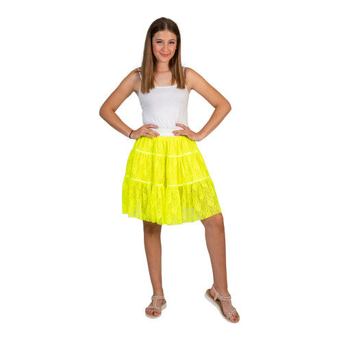 Funny Fashion Petticoat Nina neon geel