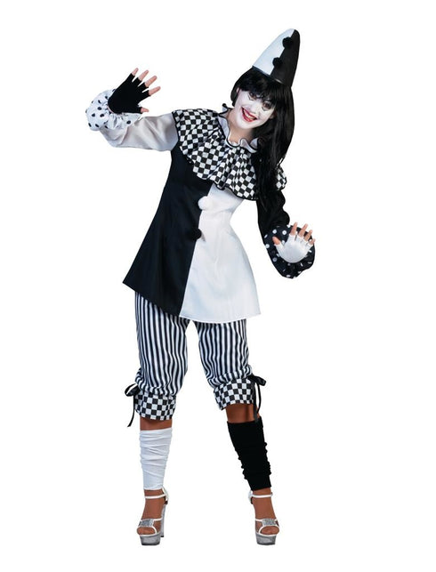 Funny Fashion Pierrot Pedrolina pakken voor dames