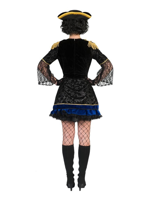 Funny Fashion Piraten kostuum Blue Eye dames