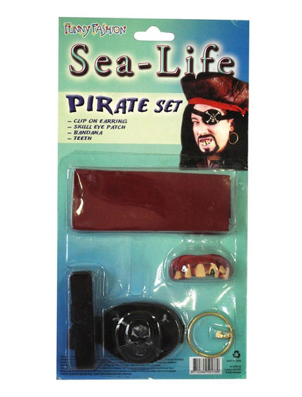 Funny Fashion Piraten set Lancelot 4-delig