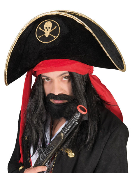Funny Fashion Piratenhoed stof
