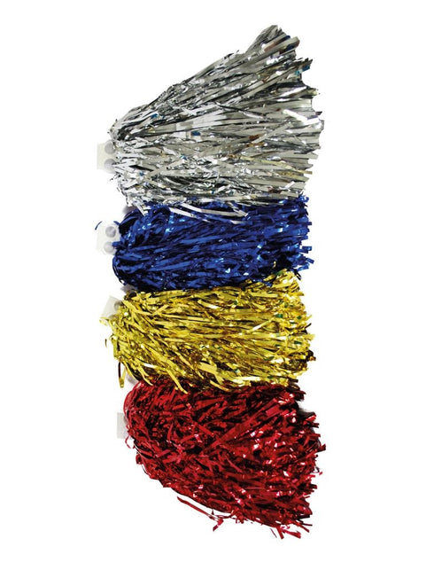 Funny Fashion Pompon metallic kleuren