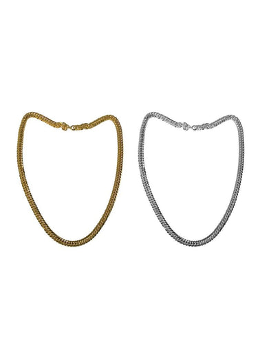 Funny Fashion Pooier ketting goud fijn model