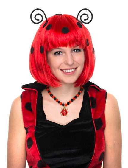 Funny Fashion Pruik lieveheersbeestje Babette