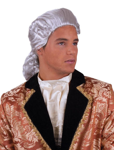Funny Fashion Pruik Mozart Amadeus wit