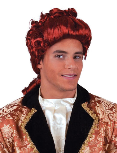 Funny Fashion Pruik rococo  Noud man