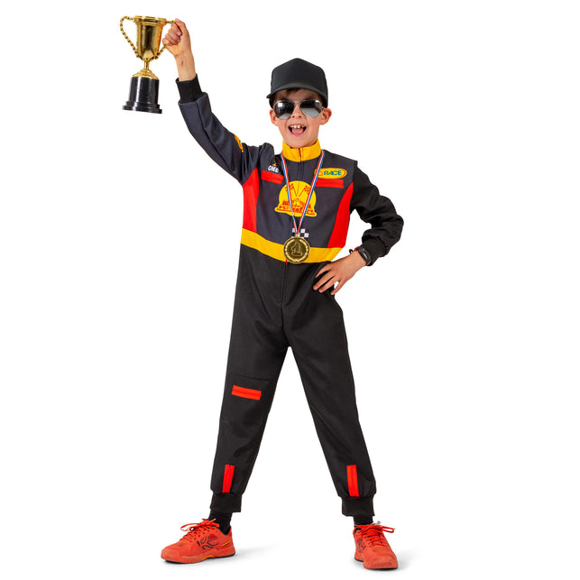Funny Fashion Race kostuum Formule kind