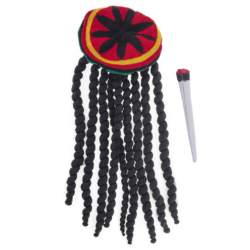 Funny Fashion Rasta verkleed set Agwe