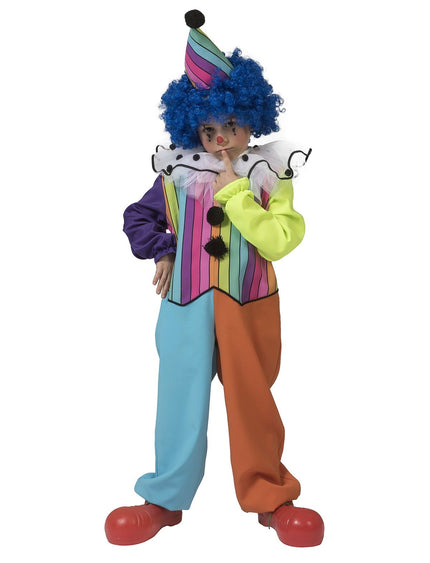 Funny Fashion Regenboog clown pak kinderen unisex