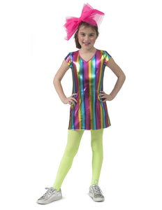 Funny Fashion Regenboog jurkje Rany meiden