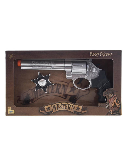 Funny Fashion Revolver pistool met sheriff ster