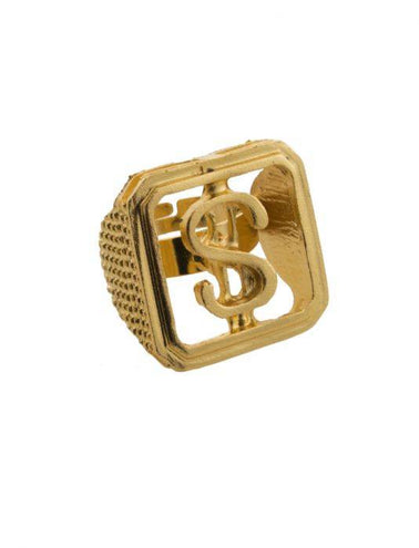 Funny Fashion Ring dollarteken nep goud