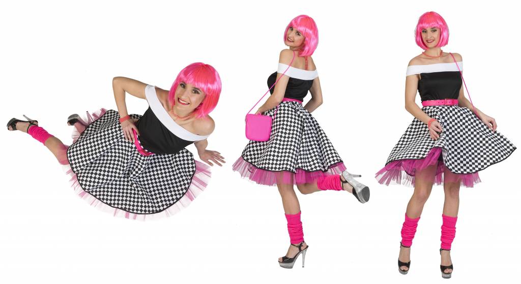 Funny Fashion Rock en roll topje Fenna dames