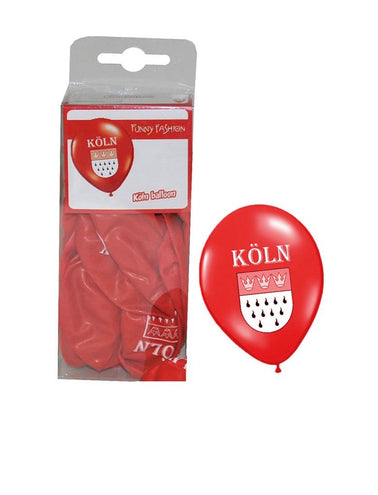 Funny Fashion Rode Keulse ballonnen 12st