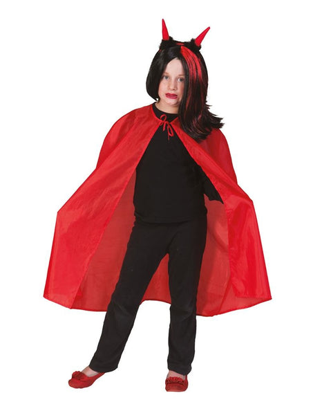 Funny Fashion Rode kinder cape voor Halloween