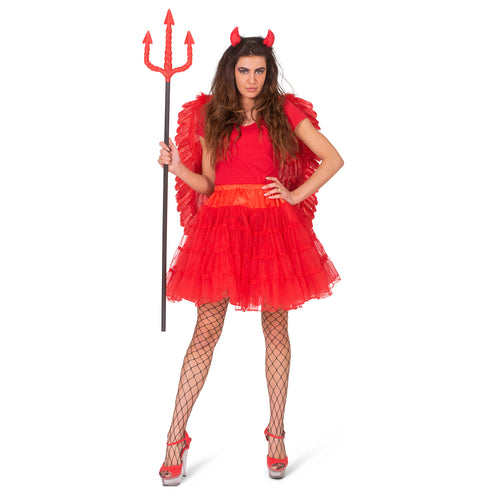 Funny Fashion Rode petticoat Tess dames