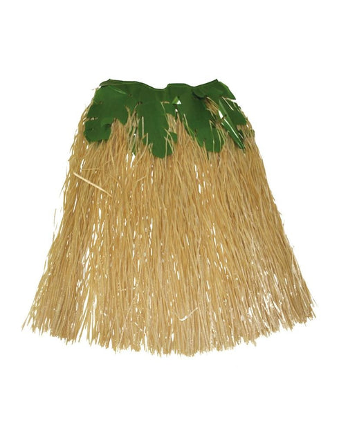 Funny Fashion Rok Hawaii natuur met bladeren 80cm