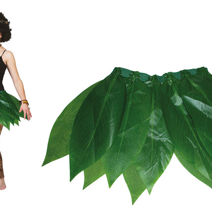 Funny Fashion Rok met bladeren volwassenen