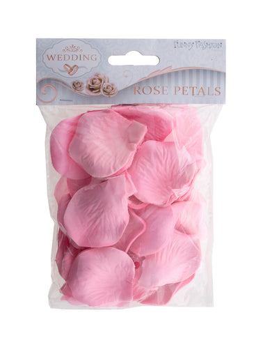 Funny Fashion Roze rozenblaadjes bruiloft