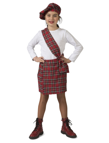 Funny Fashion Schotse kilt kostuum Suzy kinderen