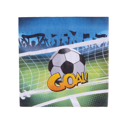 Funny Fashion Servetten voetbal goal