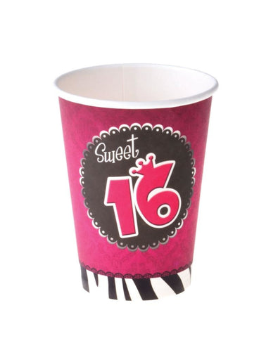 Funny Fashion Set bekers Sweet 16