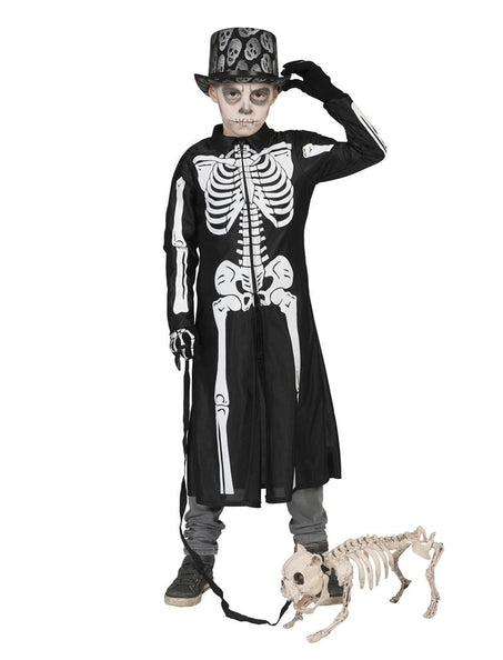 Funny Fashion Skelet jas kinderen