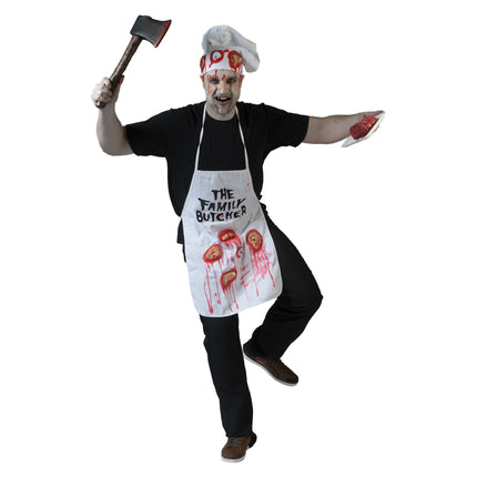 Funny Fashion Slager schort zombie slager