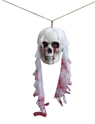 Funny Fashion Slinger met schedels en bloed