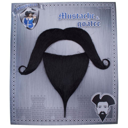 Funny Fashion Snor en sik musketier