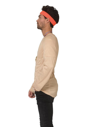 Funny Fashion Spierballen shirt Rambo heren