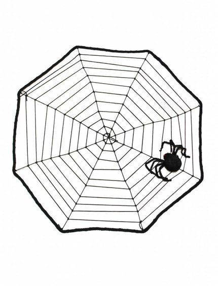 Funny Fashion Spinnenweb  met zwarte spin