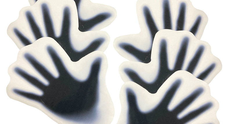 Funny Fashion Spook handen stickers