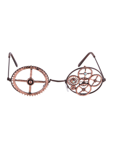 Funny Fashion Steampunk bril met tandwielen