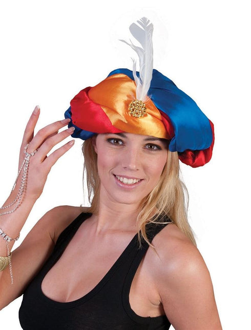 Funny Fashion Sultan hoed multi kleuren