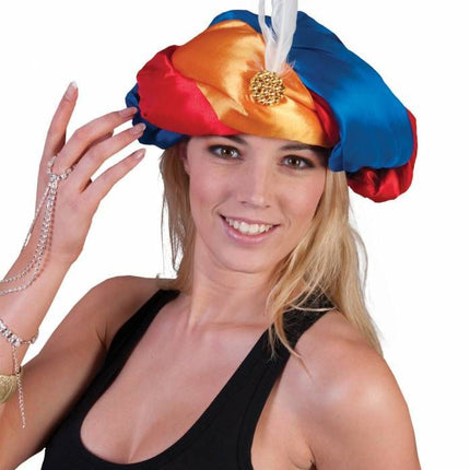 Funny Fashion Sultan hoed multi kleuren