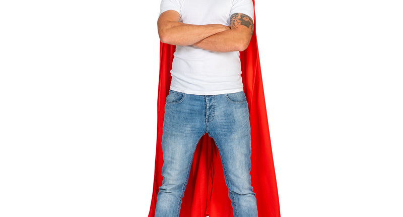 Funny Fashion Super Hero Cape Reddy rood