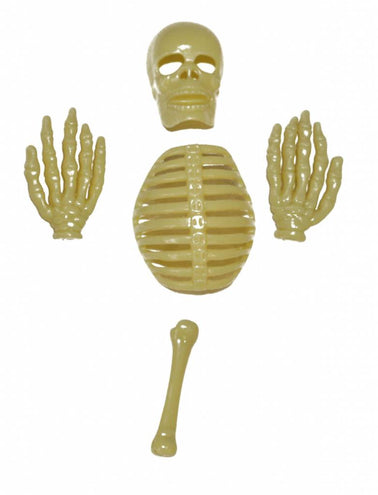 Funny Fashion Tafel decoratie skelet onderdelen