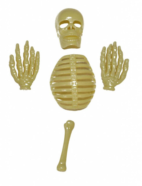 Funny Fashion Tafel decoratie skelet onderdelen