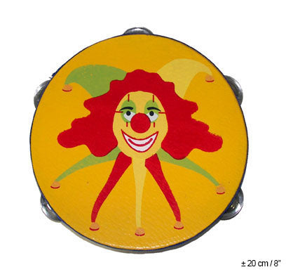 Funny Fashion Tamboerijn clown Bassie