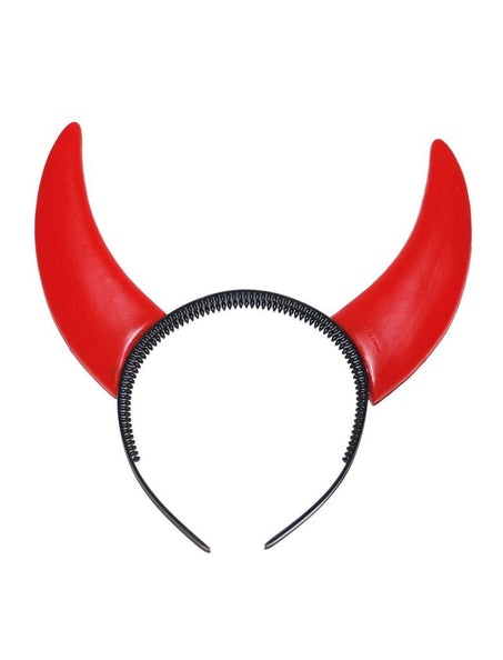Funny Fashion Tiara duivel hoorntjes rood