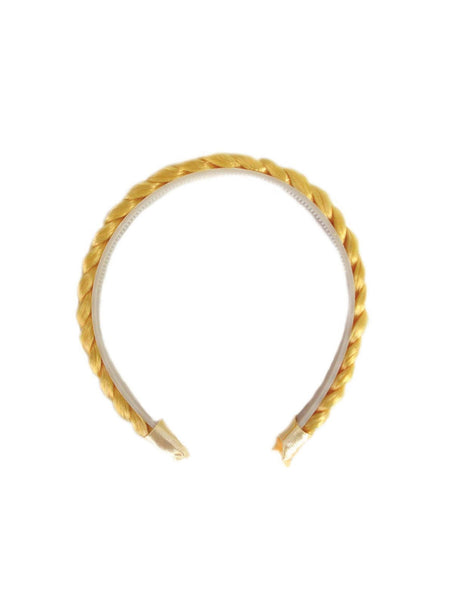 Funny Fashion Tiara met blonde vlecht