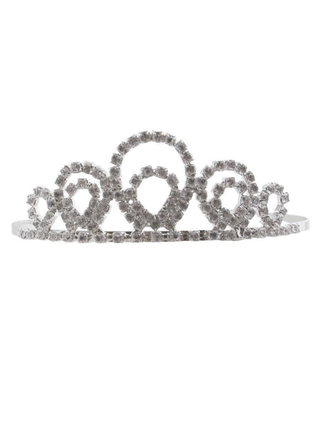 Funny Fashion Tiara met nep diamanten