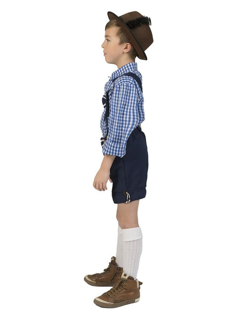 Funny Fashion Tiroler lederhose pak Gunter kinderen